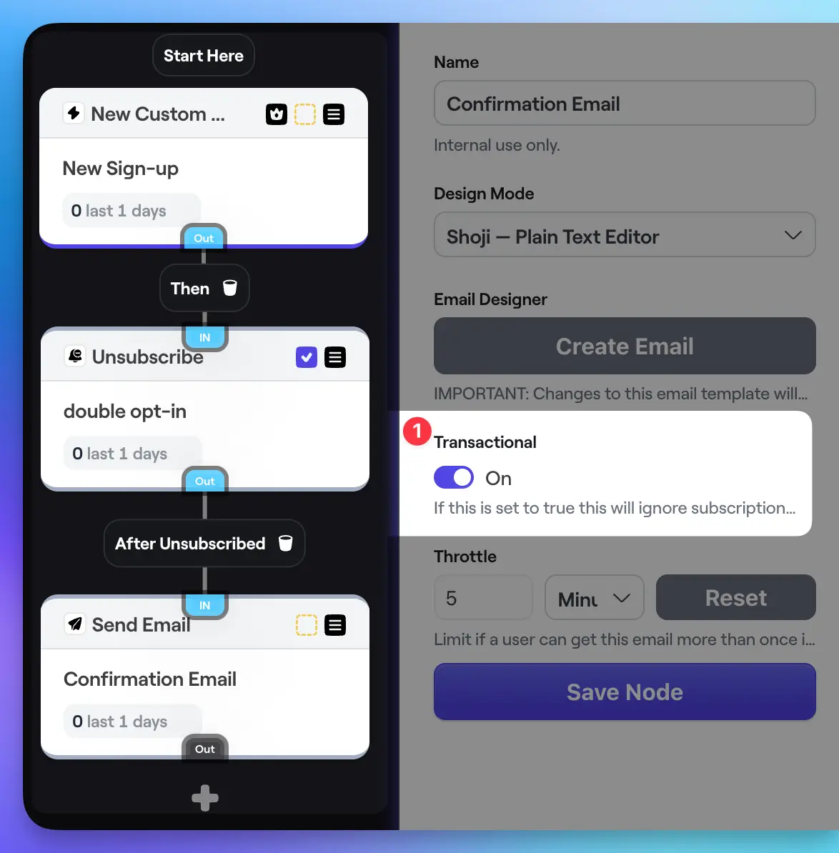 Web form sign-up flow path
