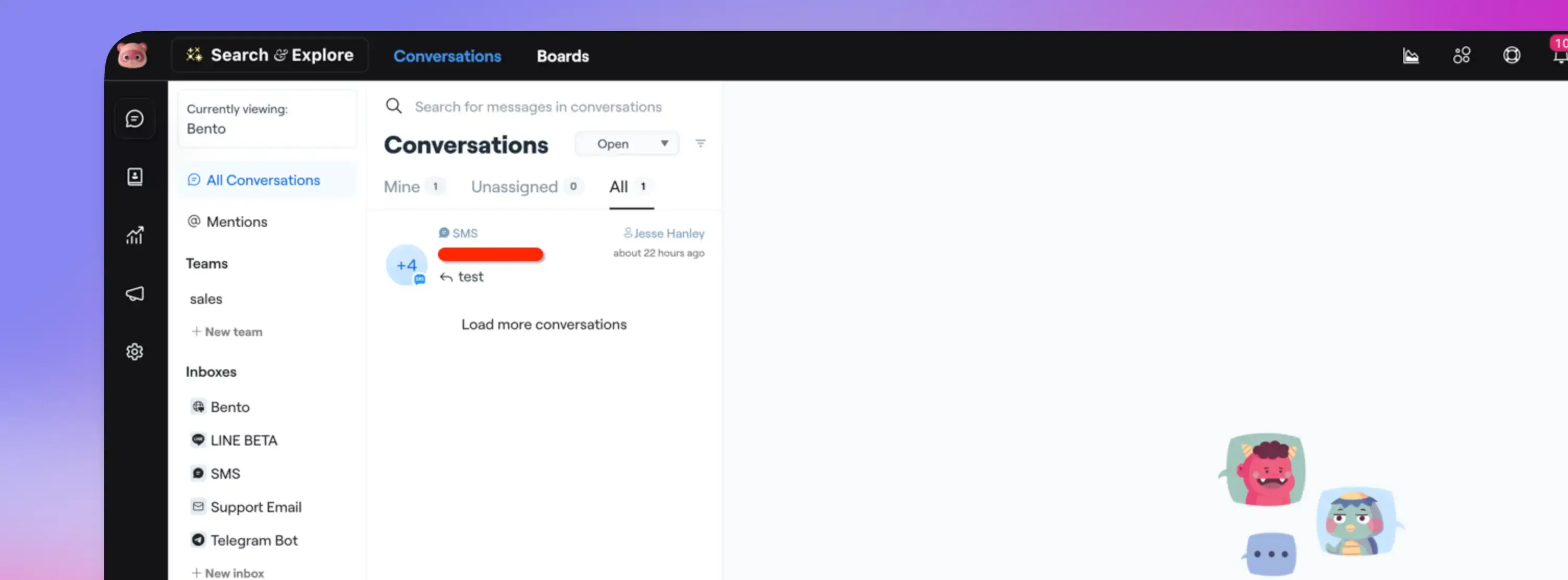 Testing conversation