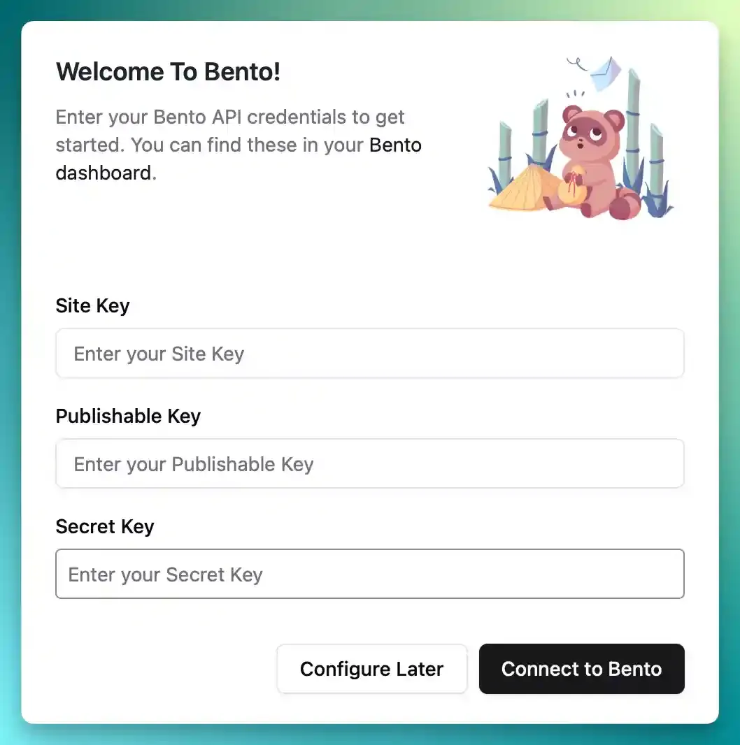 WordPress connection dialog